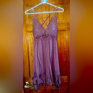 La Miel Beautiful Short Brown Dress in Size Small